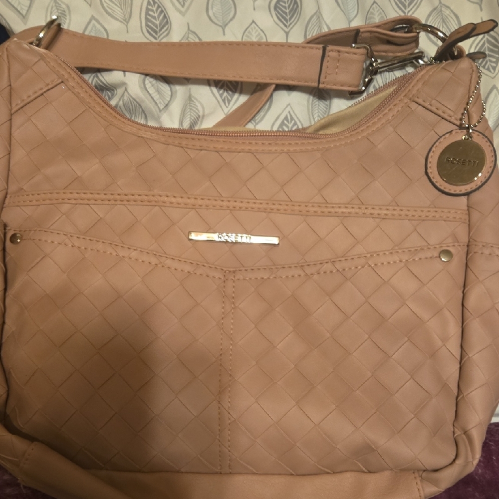 Rosetti Light Pink Shoulder Bag with Classic Charm